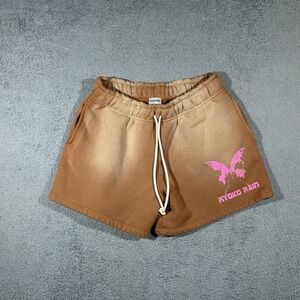 RYOKO RAIN Brown Cotton Shorts Men's Size XL #3292